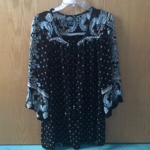 Flowy rayon top